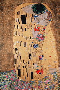 Gustav Klimt- "The Kiss"©Österieichische Galeria Belvedere